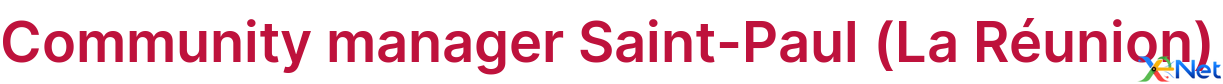 Community manager Saint-Paul (La Réunion)
